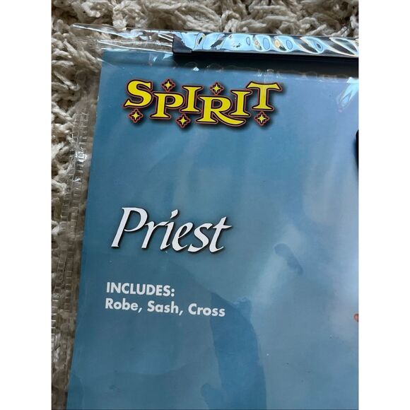 New Spirit Halloween 3 Piece Priest Costume Adult 2X Plus - Picture 4 of 6